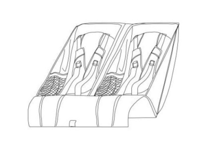 Thule Seat Double Black 54621