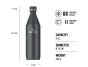 STANLEY All Day Slim Bottle láhev 600 ml Black