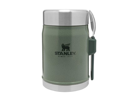 STANLEY termoska jídelní 400ml se lžící/vidličkou Green