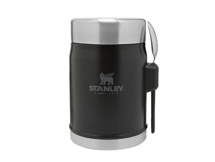 STANLEY termoska jídelní 400ml se lžící/vidličkou Black Matte