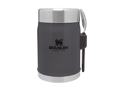 Náhled produktu - STANLEY Termoska jídelní 400ml se lžící/vidličkou Charcoal Black