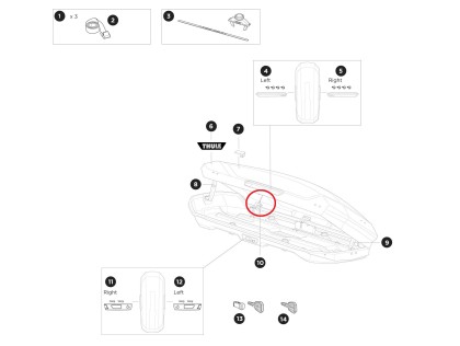 Náhled produktu - Thule Wire Brace L 55302