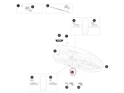 Náhled produktu - Thule Wire Brace XL 55304