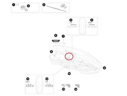 Thule Wire Brace XL Low 55305